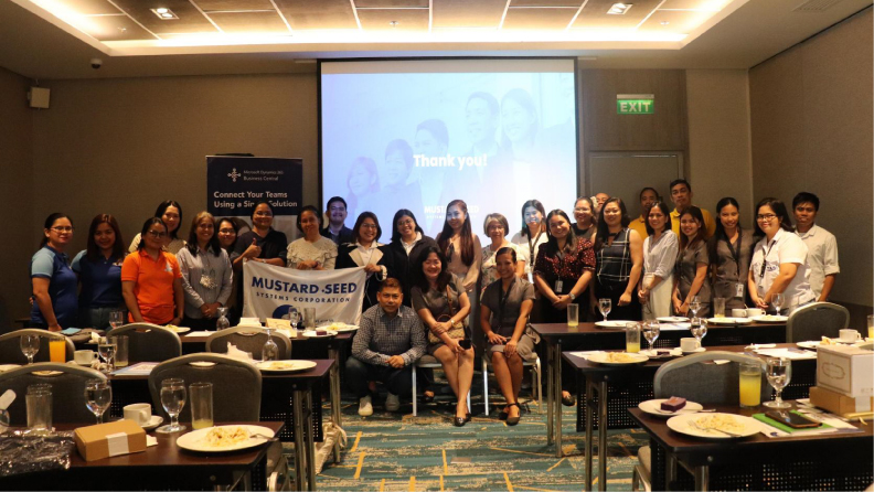 Mustard Seed organized an event showcasing Microsoft Business Central in Bacolod