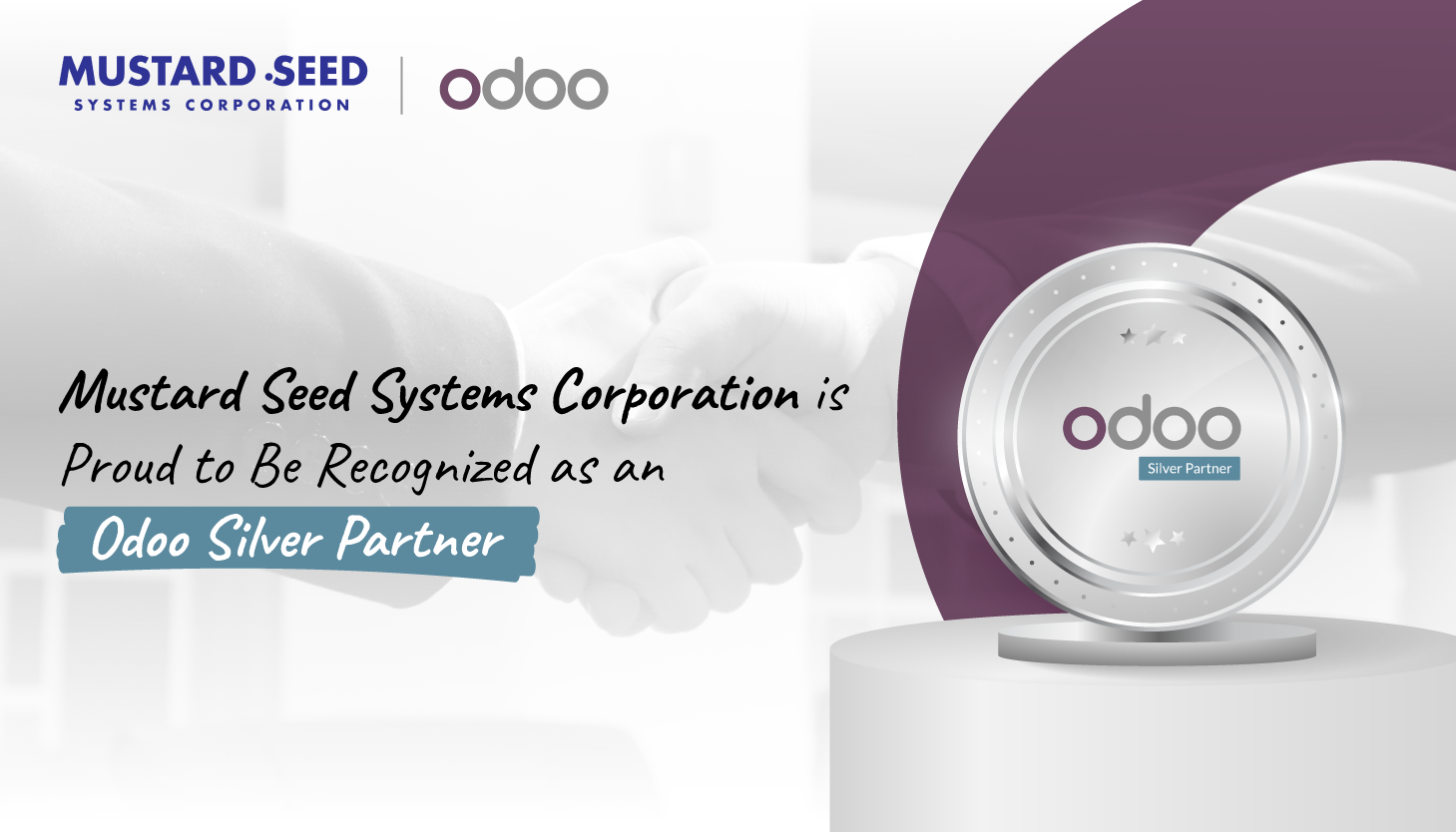Mustard Seed Systems Corporation Recognized as an Odoo Silver Partner