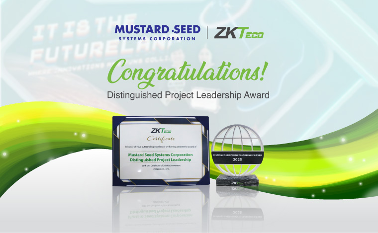 Mustard Seed Systems Receives ZKTeco’s Distinguished Project Leadership Award at the Global Meeting in Bangkok