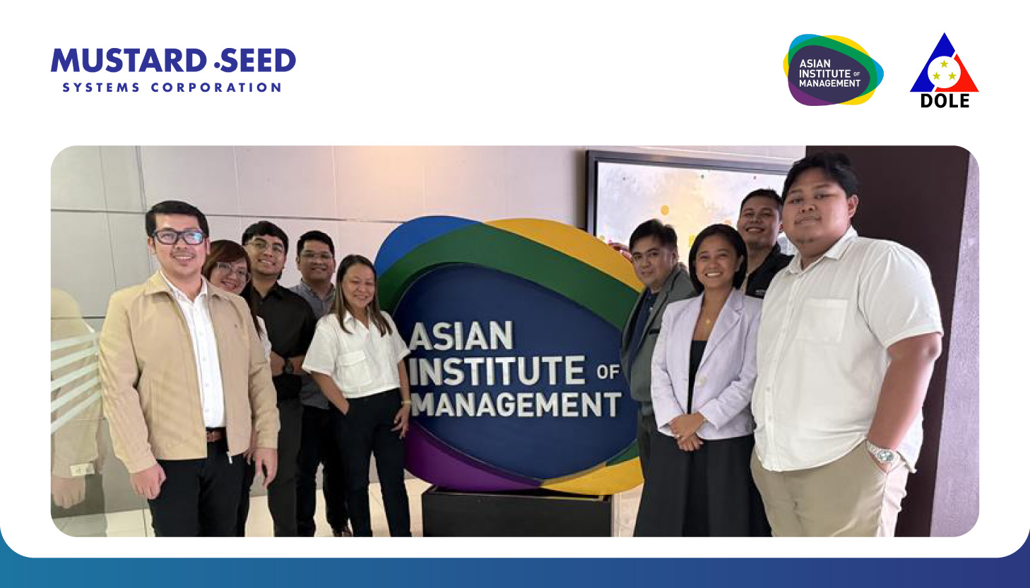 Mustard Seed Systems Supports DOLE’s Digital Transformation Development Program for SMEs